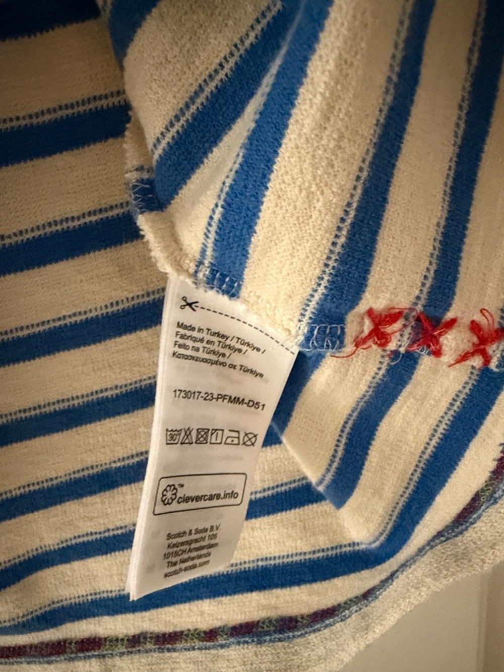 Scotch & Soda Striped Short Sleeve Tee - Picture 4 of 4